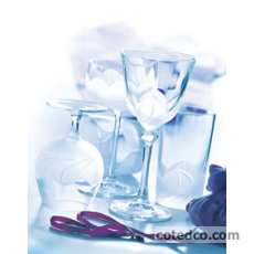 Coffret de 6 verres � pied vin 18 cl