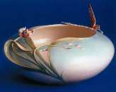 Butterfly Round Vase