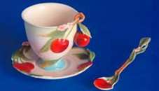 Cup Saucer Cherry