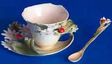 Cup Saucer Ladybug