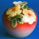 Vase Hibiscus Round