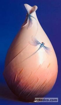 Dragonfly Narrow Vase