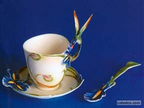Hummingbird Cup Saucer 