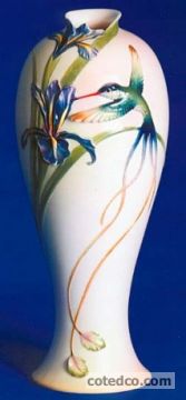 Hummingbird Tall Vase