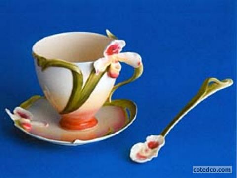 Slipperorchid Cup Saucer 