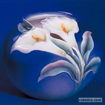 Vase Callalily Round