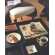 Coffret de 2 cendriers carr�s P.M. - 9,1x9,1 cm