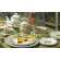 Coffret de 6 tasses et soucoupes th� U.S - 25 cl - diam. 15,3 cm