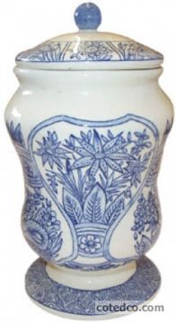 Pot � Pharmacie - Delfte Bleu Des Lampes