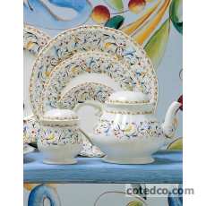 Coffret de 1 cendrier Louis XV - diam. 14,5 cm