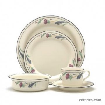 Set De Table - Poppies On Blue