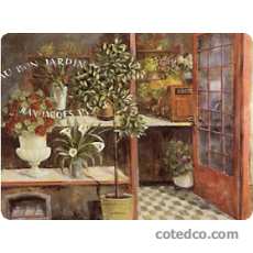 Bo�te de 4 sets de table  - 40x29.5 cm - Flower Shop
