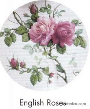 Assiette Plate 20 Cm, Bol De Cereales 175 Mm - English Roses