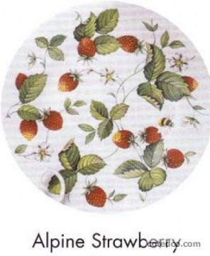 Assiette Plate 20 Cm, Bol De Cereales 175 Mm - Alpine Strawberry