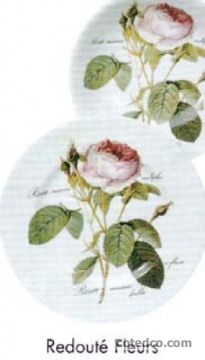 Assiette Plate 20 Cm, Bol De Cereales 175 Mm - Redoute Fleurs