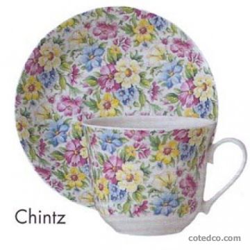 Paire Tasse Dejeuner 48 Cl - Chintz