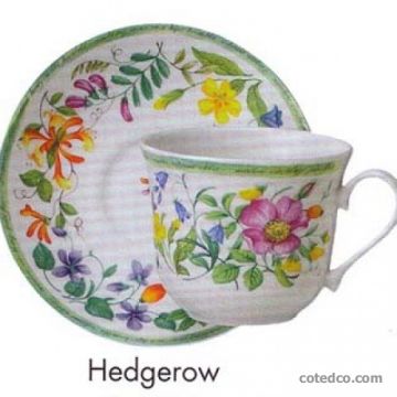 Paire Tasse Dejeuner 48 Cl - Hedgerow