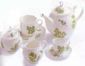 Garden - Sucrier, Theiere Et Paire-tasse Dejeuner