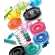 Coffret de 6 Paire-Tasse caf� Happy Colors