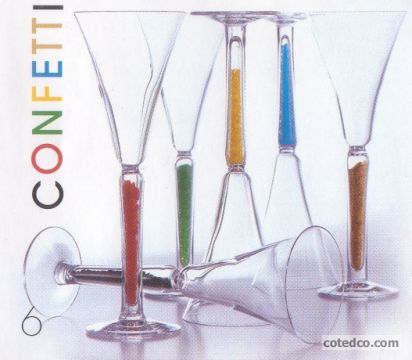 Confetti - Verres A Pied