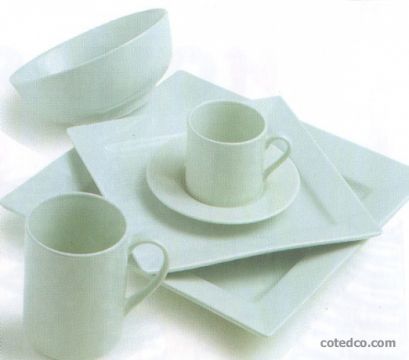 Epicure Ivoire - Assiettes, Paire-tasse Cafe, Mug Et Bol