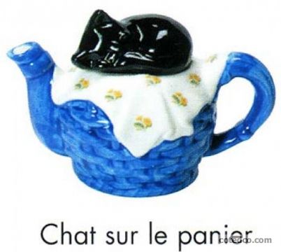 Chat Sur Le Panier - Petite Taille