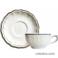 Coffret de 2 tasses et soucoupes d�jeuner - 40 cl - diam. 18 cm