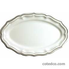 Coffret de 1 plat ovale n� 6 - 41x26,2 cm