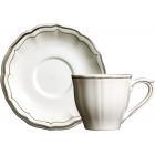 Coffret de 6 tasses et soucoupes th� U.S. - 25 cl - diam. 15,3 cm