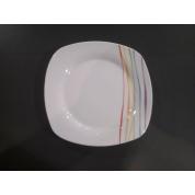 Assiette dessert Vague 17.5 x 17.5cm