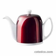 Théière 6 Tasses 100cl - Pomme d Amour - Blanche