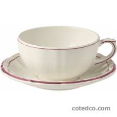 Coffret de 2 tasses et soucoupes déjeuner - 40 cl - diam. 18 cm