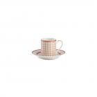 Set 2 Tasses café 8cl & soucoupe