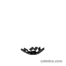 Corbeille 24 x 23 cm - acier coloré noir