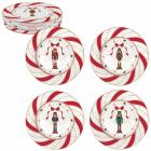 Coffret 4 assiettes dessert 19cm