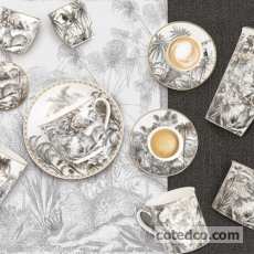 Coffret 6 P-Tasse café en Porcelaine