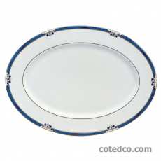 Plat ovale � aile