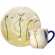 Coffret de 6 tasses et soucoupes moka - 10 cl
