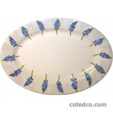 Coffret de 1 plat ovale n� 6 - 37x26 cm