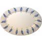 Coffret de 1 plat ovale n� 6 - 37x26 cm