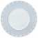 Assiette plate Bleu