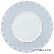 Assiette plate Bleu