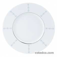 Assiette plate Blanche