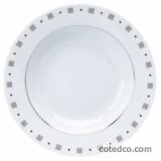 Assiette creuse � aile