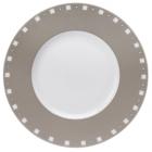 Assiette plate Grise