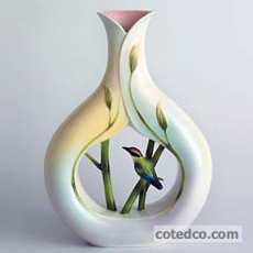 Vase ht : 25cm