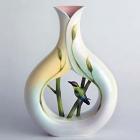 Vase ht : 25cm