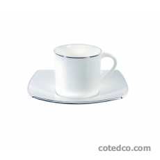 Tasses caf� et sous-tasse  10 cL