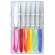 Coffret 6 couteaux grillade multicolore