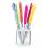 Socle 6 couteaux grillade multicolore